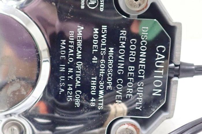 Used American Optical Forty Model 41 Microscope