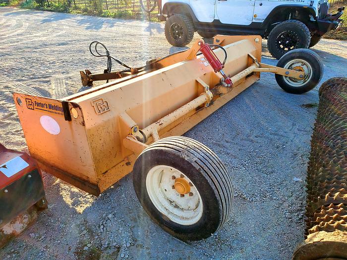 Used 12' Porter's Welding Box Scraper