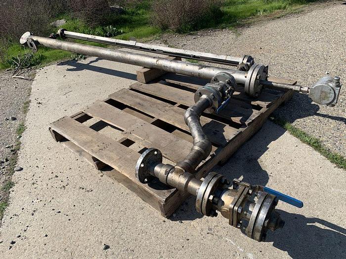 Used Tank, 1,500 Gallon, S/st, 4' x 18', 25 PSI, Coalescer Tank #S743658