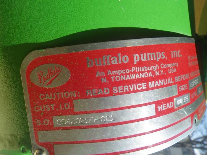 Peerless Winsmith Buffalo Boiler Pump