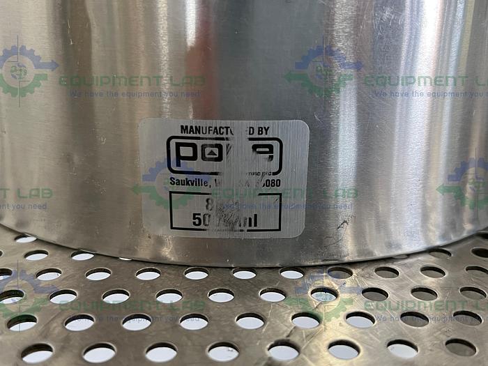 Used Pope Scientific 5000 mL Cylindrical, Wide Mouth Dewar Flask 76mm OD