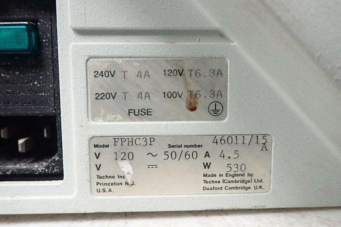 Used Techne Model FPHC3P PHC-3 Thermal Cycler