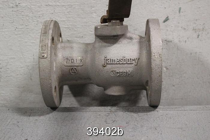 Used Neles Jamesbury 1.5" Manual Ball Valve, 1-1/2 5150 31 3600 TT #39402