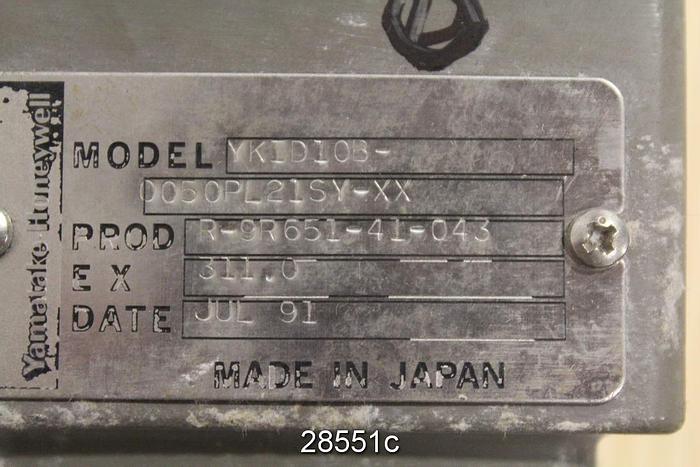 Used Yamatake-Honeywell YKID1030050PL21SY-XX 2" Magnetic Flow Tube #28551