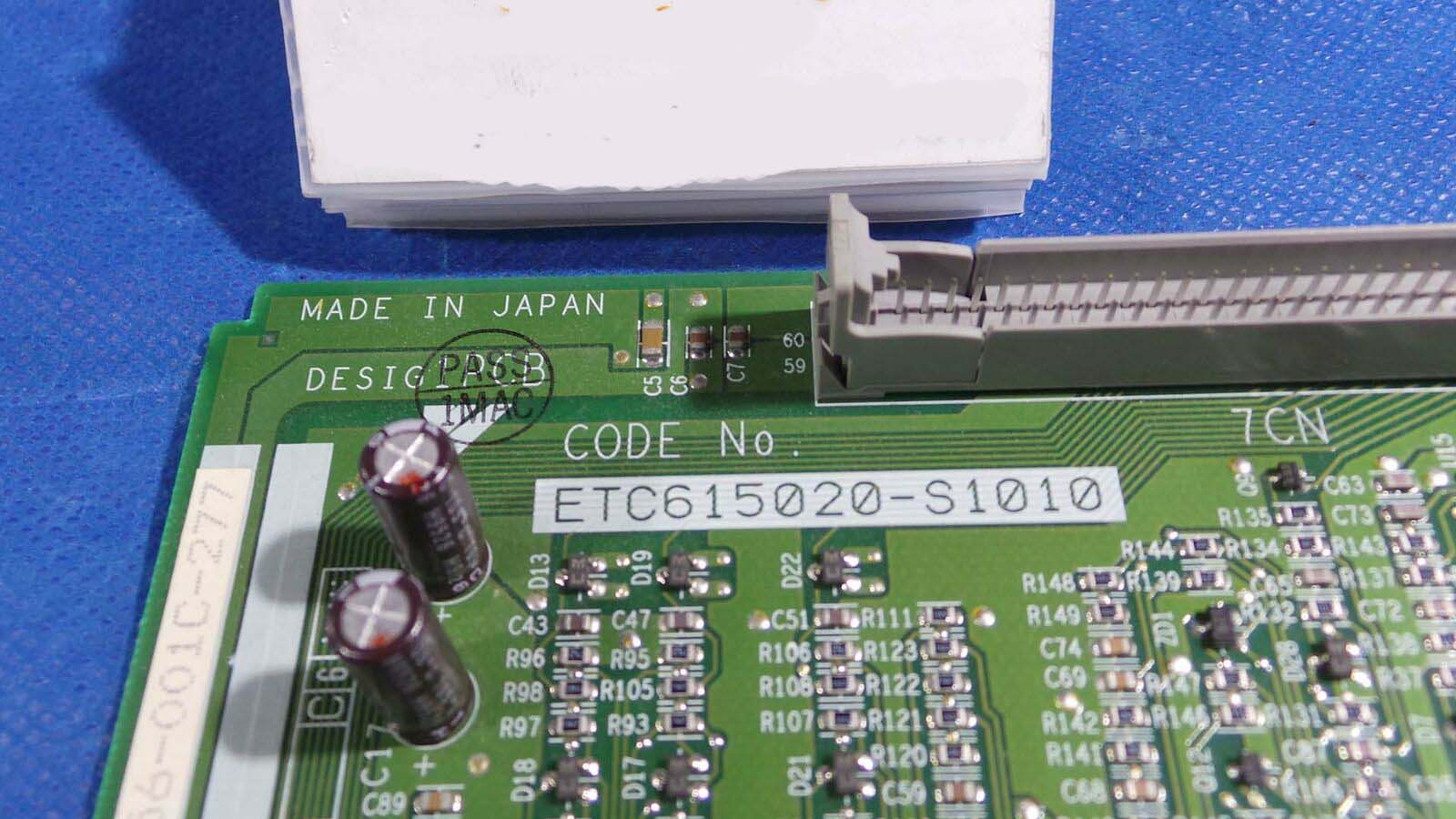 Used Yasukawa ETC615020-S1010 Board, ETC615020-S1010 / Drive Control Circtit Board /