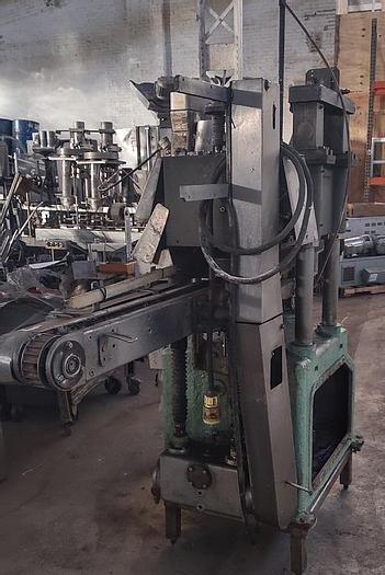 Used Owens Steam Capper with Magnetic Feeder - 58mm