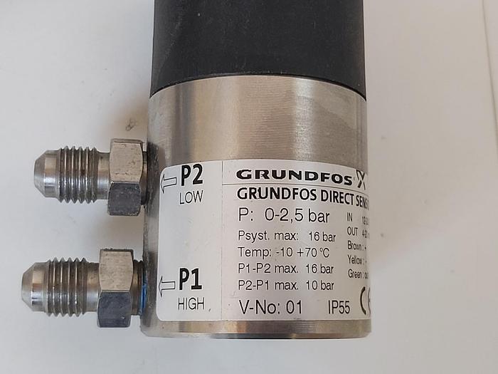 Gebraucht Differenzdrucksensor, DPI 0-2,5b, Grundfos gebraucht
