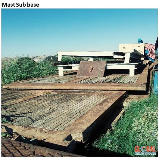 Used Item 0652 : Land Cantilever Rig 1000 HP, Capable of Drilling to 18,000 feet land rig