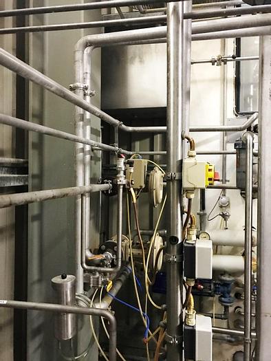 Used 2-step falling-film vacuum evaporator