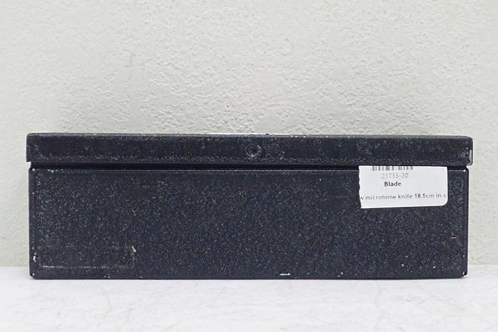Used Lipshaw Microtome Knife 18.5 cm with Handle in Case
