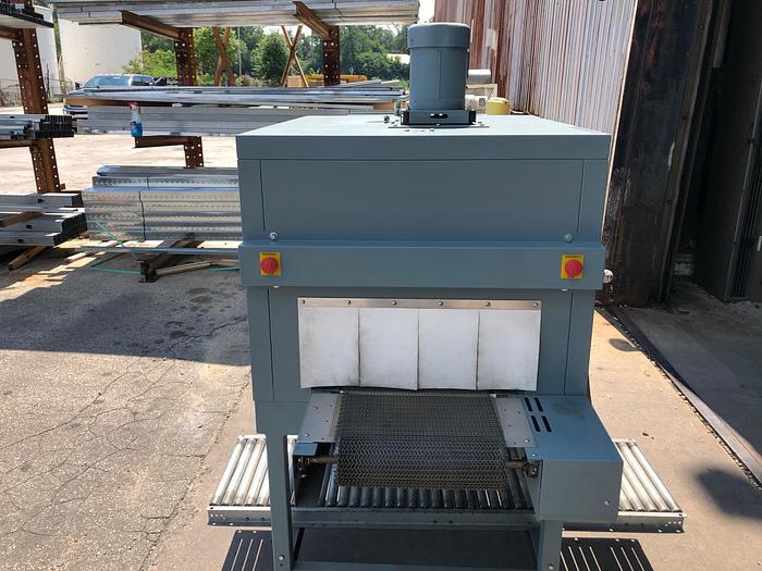 Used SHANKLIN HEAT SHRINK TUNNEL W/ ADJUSTABLE CONVEYOR SPEED MODEL T7F
