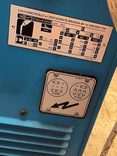 Usato SALDATRICE (N°6) SINCOSALD  562 E   240 A 