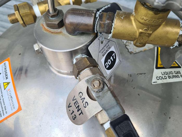 Used Cryoservice 75 Litre Liquid Nirtogen Vessel