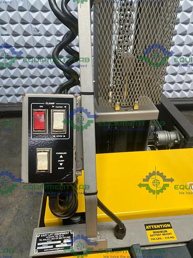 Used 2010 Easy Lift DH80084FCRSP Electric Drum Handling & Lifting Forklift 800LBS Capacity