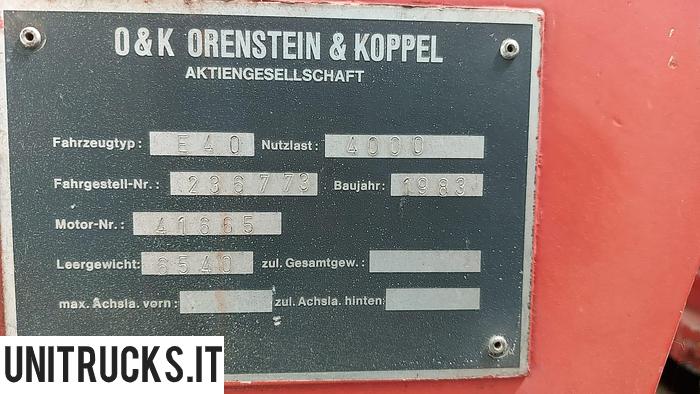 Usata 1983 O&K E 40