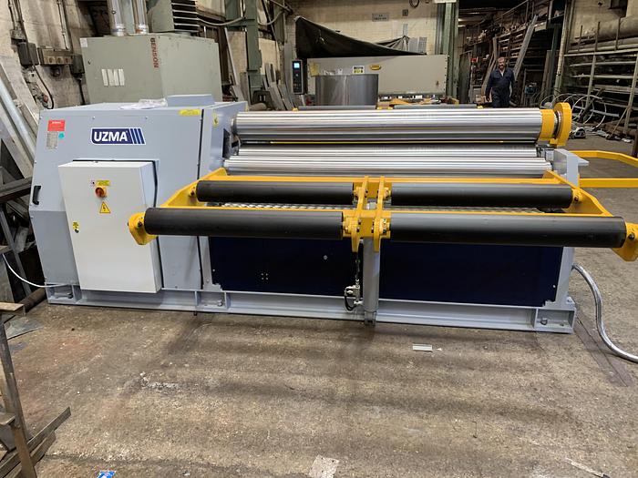 UZMA 4 roll Hydraulic bending rollers 3mm - 22mm  1050mm - 4000mm
