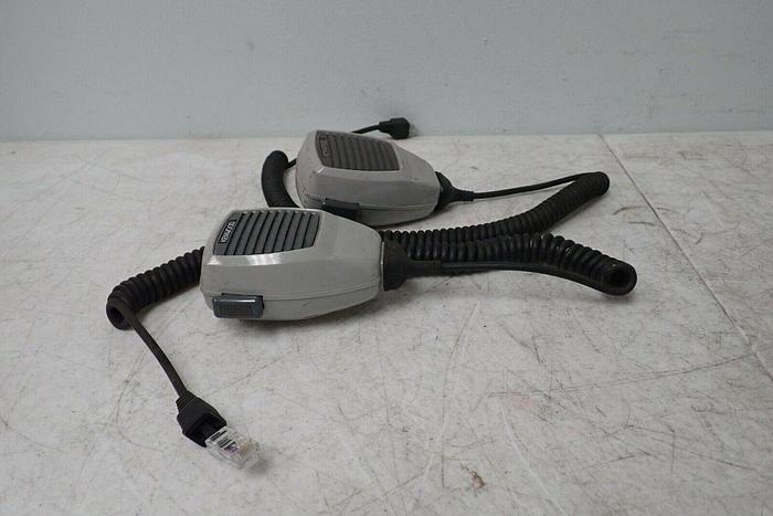 Used Lot of 2 Kenwood Dynamic Impedance Handheld Microphones