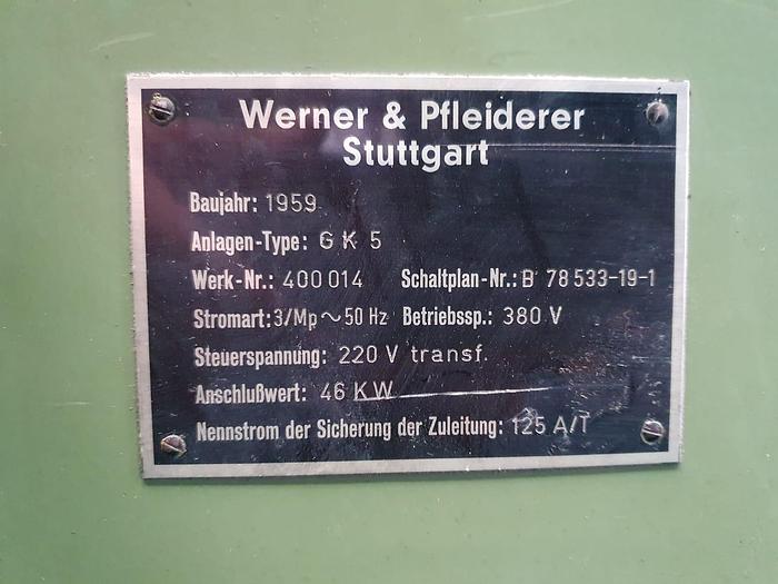 Used Werner & Pfleiderer GK5