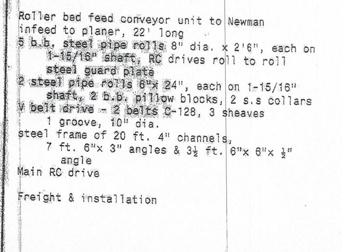 Used Yates American A62 Planer Mill