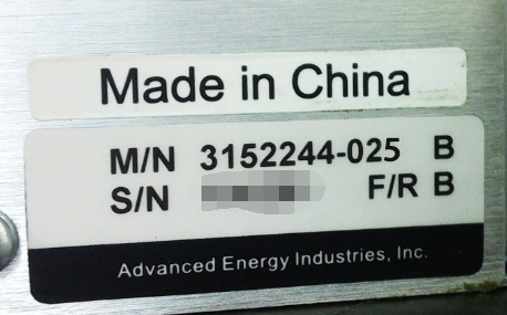 Refurbished Advanced Energy AE SPARC-LE 20 DC Power 3152244-025 C