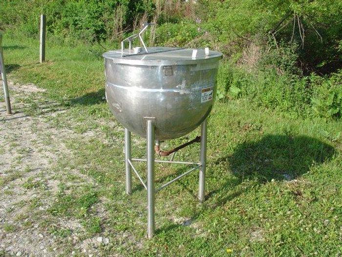 Used Stainless Steel Steam Jacketed kettle