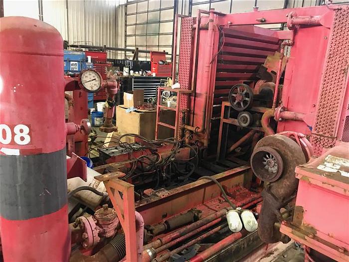 Used Ariel Radiator, Control Panel, Heat Exchangers, Skid from Combo Air Booster & Compressor