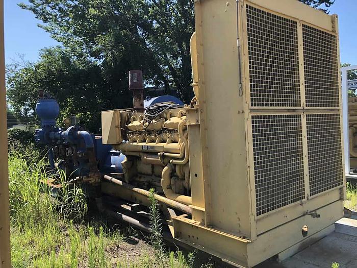 Used PZ-9 Gardner Denver 1000 HP Mud Pump powered by D-398B CAT Power Unit