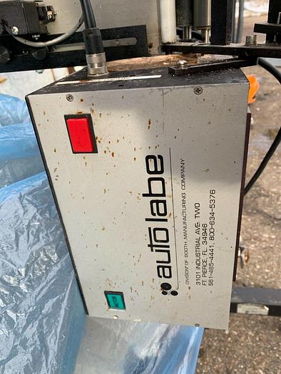 Used AUTOLABE Auto Labe bottle labeler wrap , conveyor , labeler