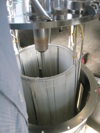 Used Tank, 15 Gallon, 316 Stainless Steel, Jacketed, Agitated, 13" X 32", #L736606
