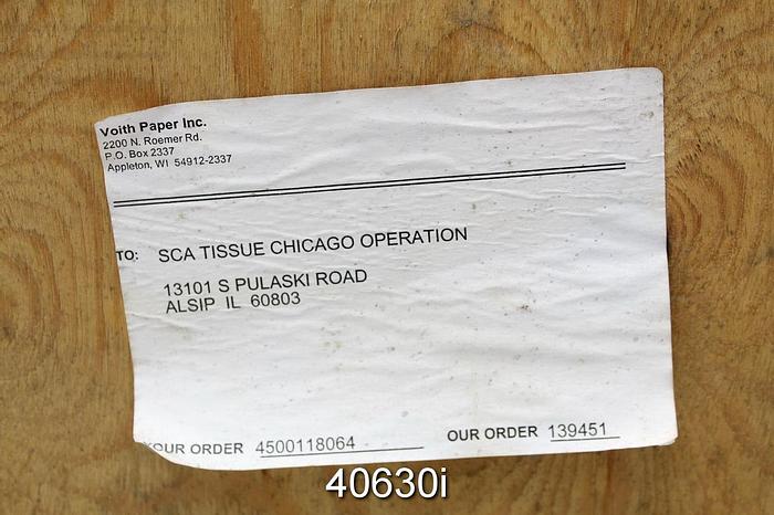 Unused Voith Pulper Rotor Style ST6C-M RH, Unused Storeroom Spare #40630