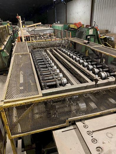 Used 14 STAND X 3.5" ARBOR X 42" BRADBURY RAFTED STANDING SEAM 360/ STANDING SEAM PANEL II ROLLFORMER (USED)