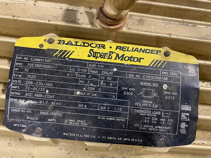 Used GOULDS WATER TECHNOLOGY G&L SERIES SSH 2.5 X 3 - 8 PUMP UNUSED SPARE