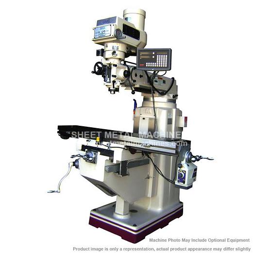 GMC Machine Tools Manual Vertical Knee Mill Package GMM-1054VPKG