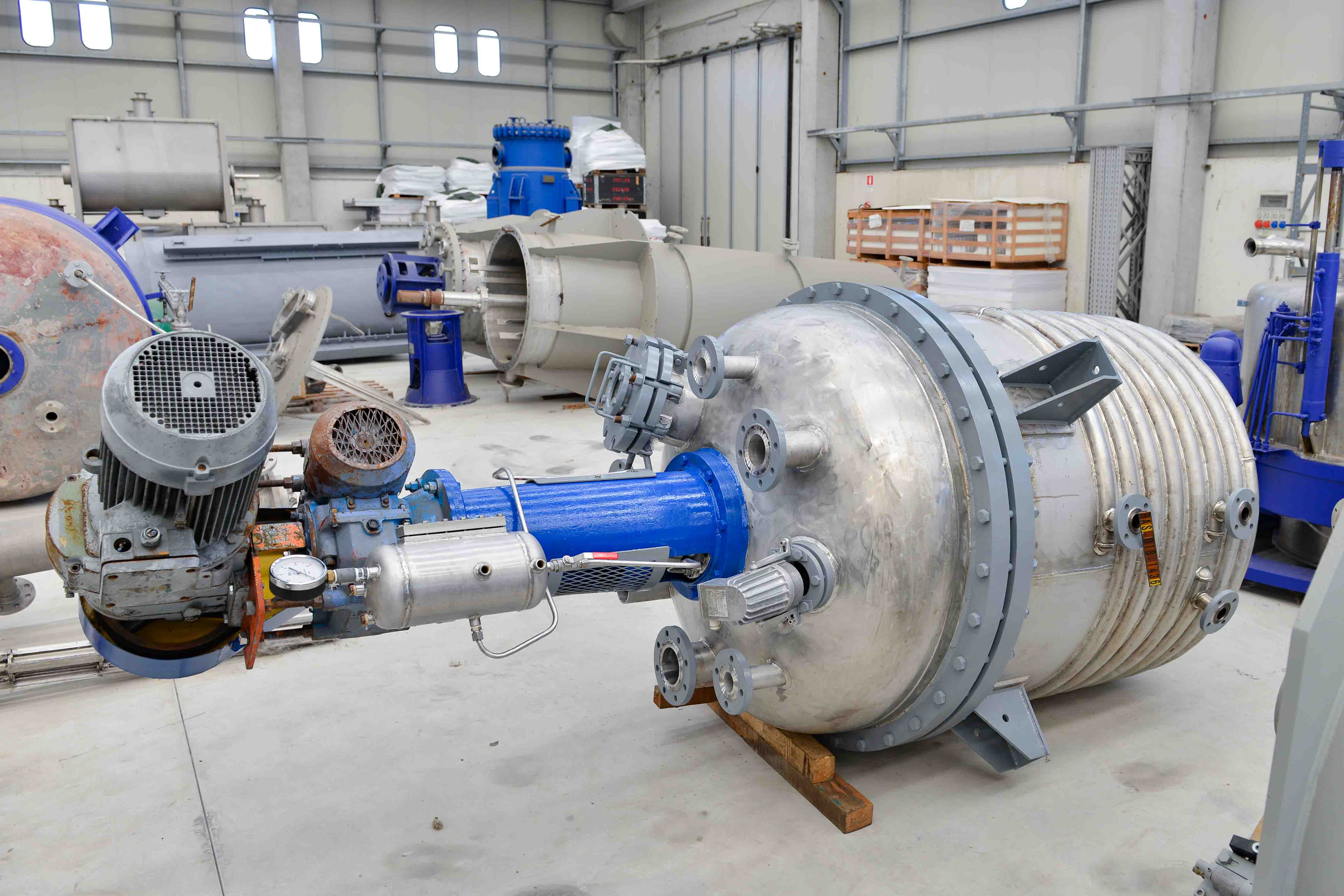 Used Reattore BERTOCCHI 1800 litri, inox AISI316