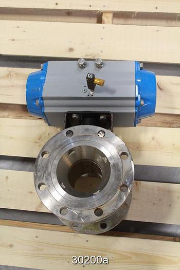 Used Jamesbury/Flowtek 6" Control Ball Valve (Stainless Steel) #30200