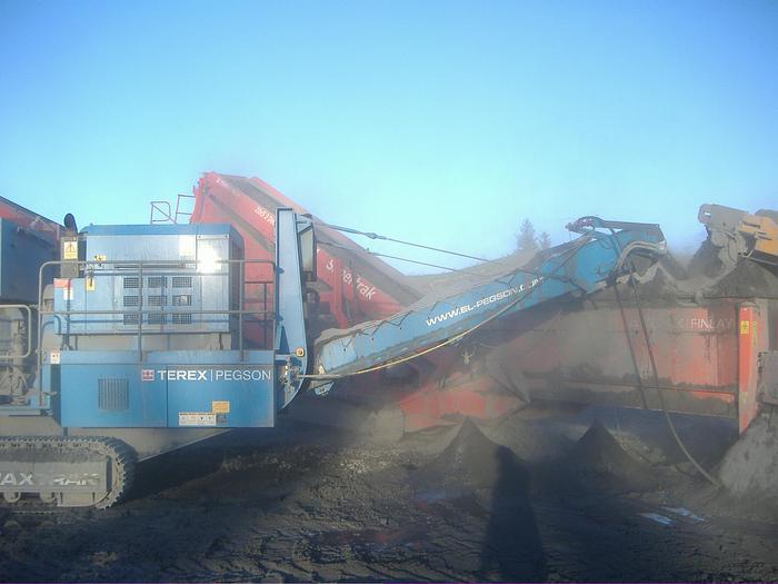 Used Terex Pegson 1000 Maxtrack cone crusher