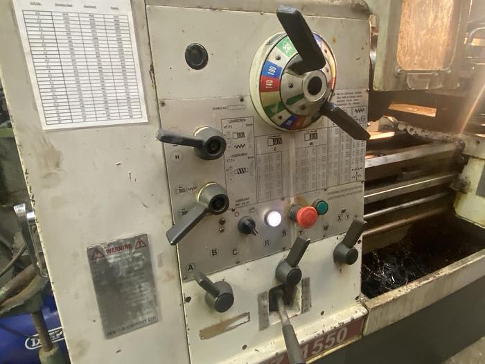 Used XYZ CR 1550 Manual Lathe
