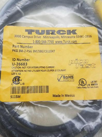 TURCK PKG 3M 2 PSG 3M/S90/CS12047