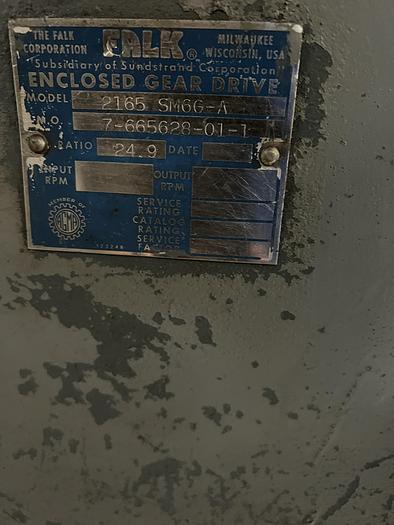 Used SIMPSON 26G GEAR BOX 2165 SM6G-A