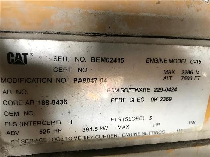 Used 2003 Sullair 1150 cfm / 350 psi Air Compressor - Towable