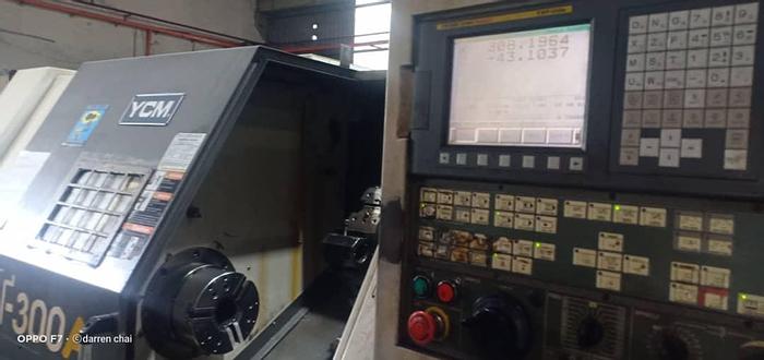 Used 2008 YCM GT-300A CNC TURNING LATHE MACHINE