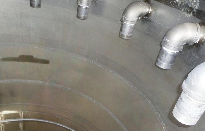 Used Tank, 550 Gallon, 316 Stainless Steel,  54" x 57", Walker, FT/CB #S741683