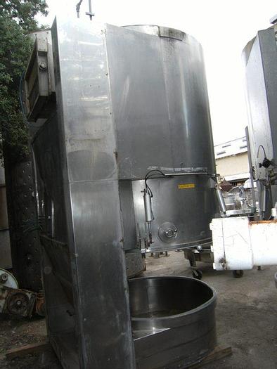 Used Dryer, Fluid Bed, 28 CF, Sani S/st, Aeromatic, Model S8 #S740328