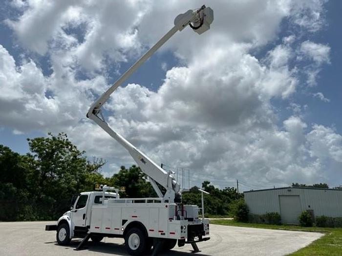 Used Altec AA755L 60ft Bucket Boom on 2007 Freightliner M2-106 Reg Cab Utility Truck - C28781