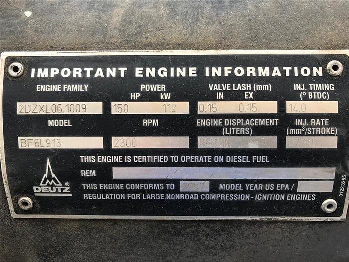 Used 0 Deutz BF6L913 6.128L Turbo Diesel Engine