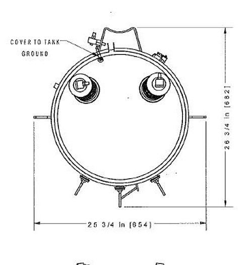 Used 2011 HD Supply Utilities 50 kVA Single Phase Pole Mounted Transformer