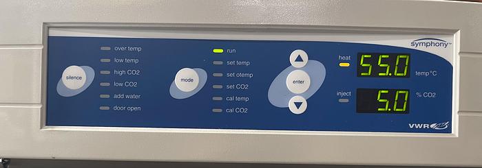 Used VWR 3074 Symphony CO2 Incubator 115V 60Hz