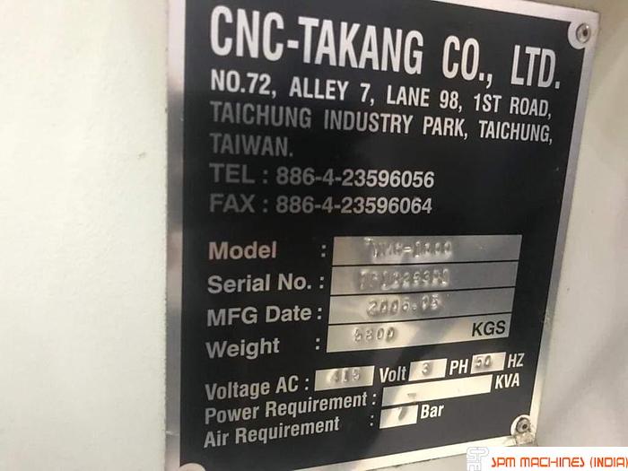 Used Takang VMC 1000N (With 4th Axis) -2005