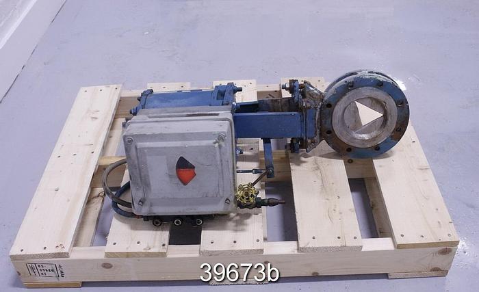 Used Dezurik 4" Air Operated V-Port Valve #39673