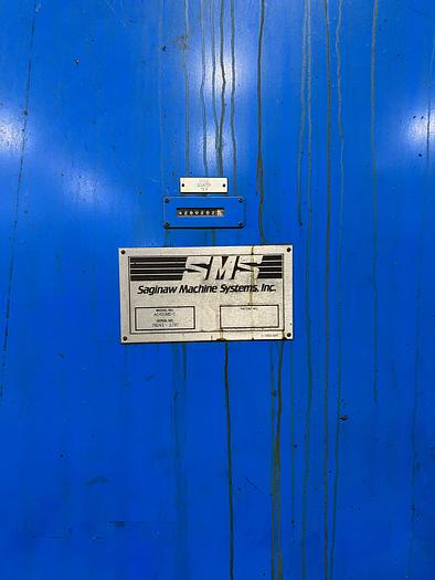 Used SAGINAW MACHINE SYSTEMS AC450MD-2 TWIN SPINDLE VERTICAL CNC LATHE